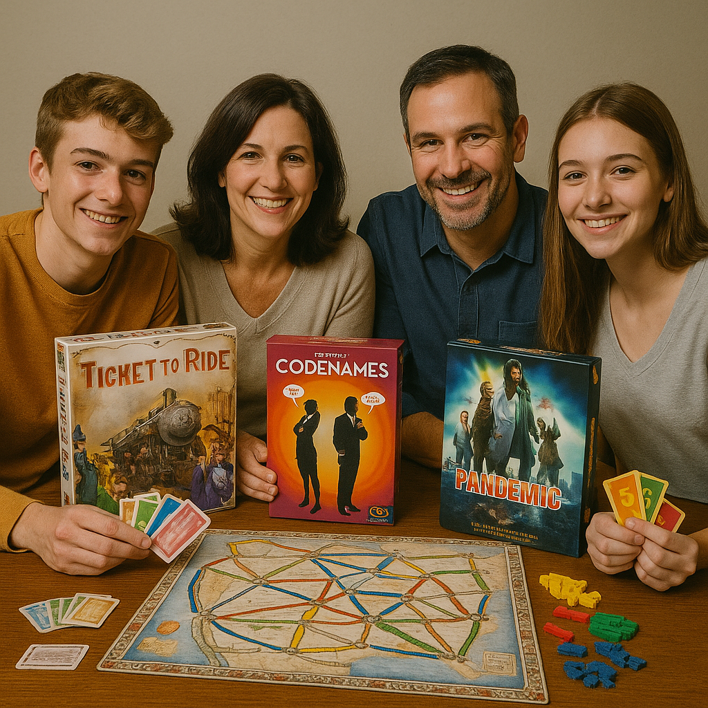 3 Board Games Perfect for Families with Teens and Parents