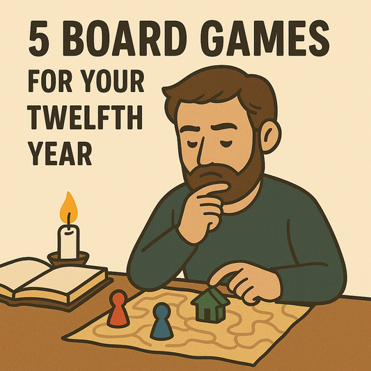 5 Board Games for Your Twelfth Year into the Hobby