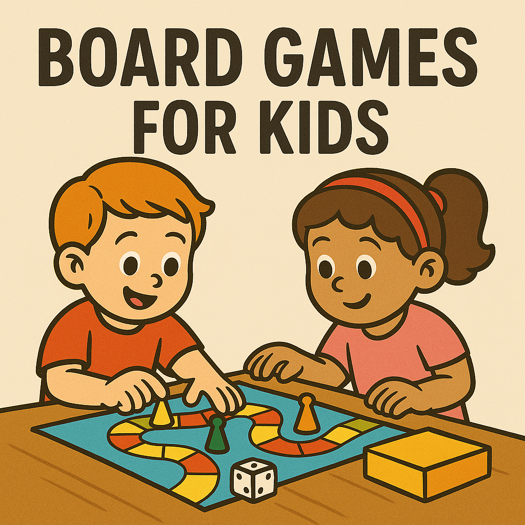 5 Board Games Kids Can Enjoy Together