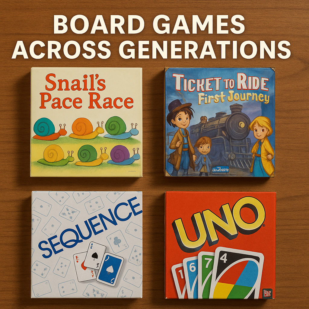 Board Games Across Generations: Grandparents & Kids Play Together