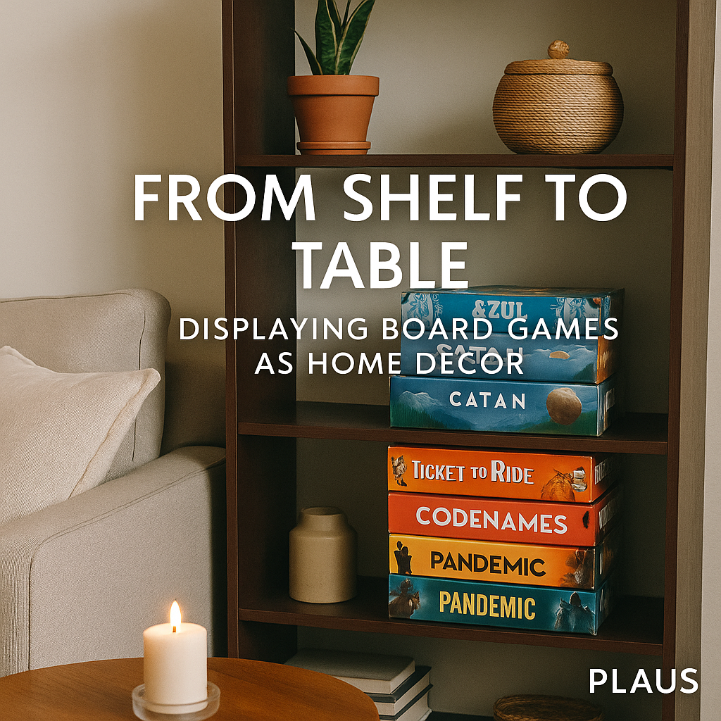 From Shelf to Table โ Displaying Board Games as Home Decor ๐ฒโจ