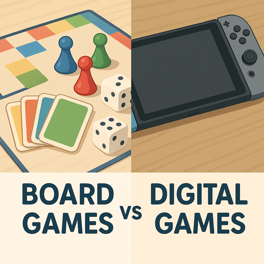 Board Games vs. Digital Games: What’s the Real Difference?