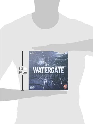 Watergate, Strategy Board Game, History of Watergate Included, 2-Player Game of The Year 2019, Ages 12 and Up, 30-60 Minute Playtime, Cover Color May Vary