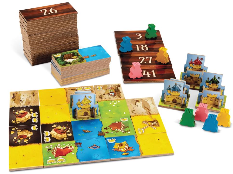 Blue Orange Games Kingdomino Award Winning Family Strategy Board Game, 2-4 players