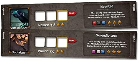 Roll Player: Fiends & Familiars Expansion | New Animal Companions | 2nd Expansion for Roll Player Board Game | Dice Strategy Game | Family Game for 1-4 Players Ages 14+