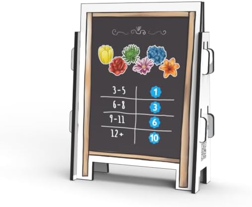 Floristry Board Game - Competitive Flower Auction & Storefront Design! Creative Strategy Game, Fun Family Game for Kids & Adults, Ages 10+, 2+ Players, 30 Min Playtime, Made by UP Games