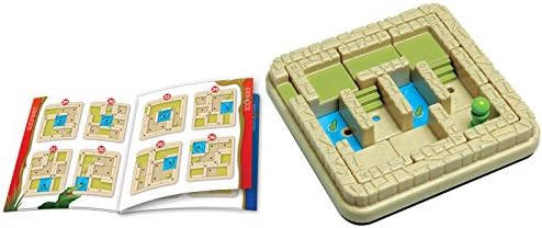 SmartGames Temple Trap Cognitive Skill-Building Travel Game with Portable Case Featuring 60 Challenges for Ages 7 - Adult