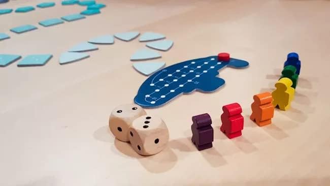 Deep Sea Adventure Hangtab Version – Push-Your-Luck Family Board Game | 2–6 Players | Ages 8+ | Portable Travel Game