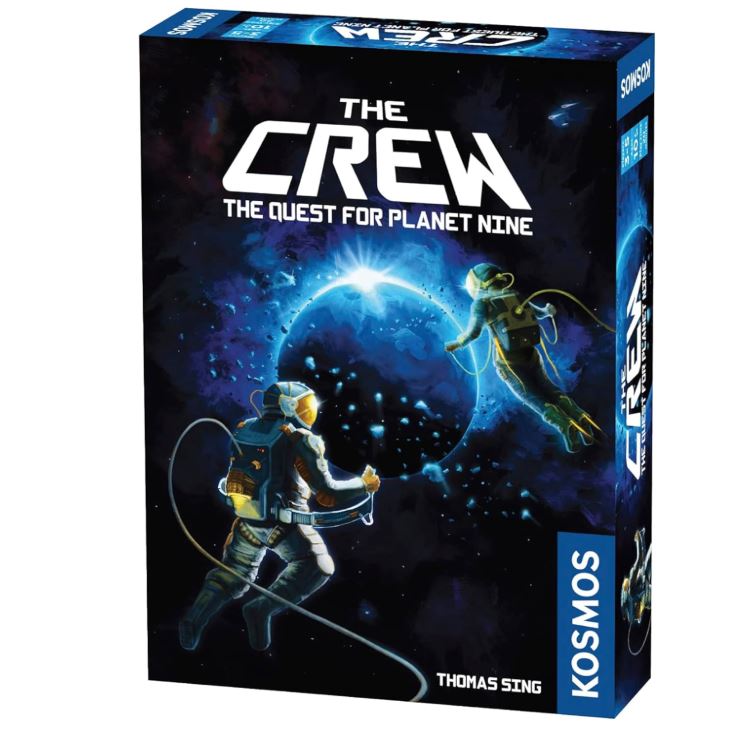 THAMES & KOSMOS The Crew - Quest for Planet Nine | Card Game | Kennerspiel des Jahres Winner | Cooperative | 3-5 Players | Ages 10+ | Trick-Taking | 50 Levels of Difficulty | Endless Replay