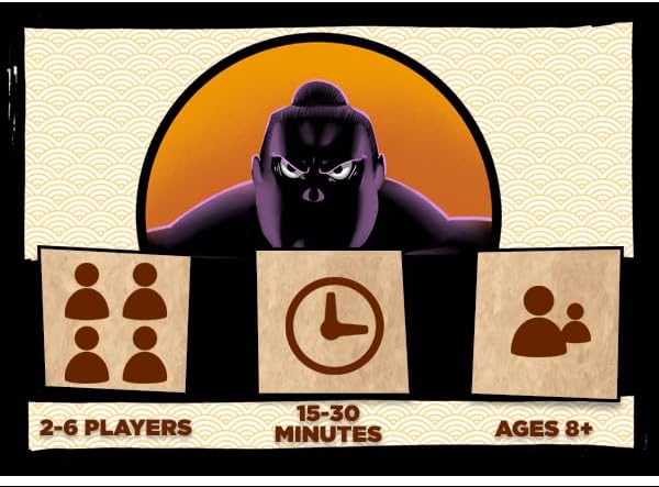 Sumo Rumble: Exciting Dice Game for Families | Simple & Fun Japanese Sumo Wrestling | Action-Packed Board Game | Great for Kids, Teens, and Adults | Perfect for Game Nights