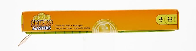 Mattel Games Skip-Bo Masters Card Game for Adults, Family Night & Parties, Play Numbers in Order for 2 for 6 Players