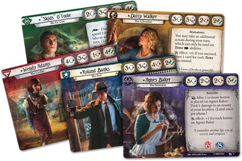 Fantasy Flight Games Arkham Horror The Card Game Revised Core Set | Horror / Mystery / Cooperative Games for Adults and Teens Ages 14+ | 1-4 Players | Avg. Playtime 1-2 Hours | Made