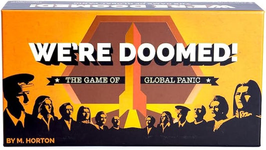 We're Doomed! - Apocalypse Survival Board Game - Cooperative Strategy for 4-10 Players - 15-Minute Race to Escape - Ideal for Competitive Game Nights & Group Gatherings