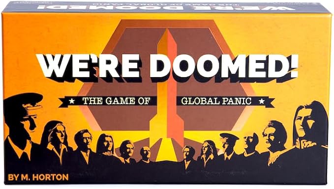 We're Doomed! - Apocalypse Survival Board Game - Cooperative Strategy for 4-10 Players - 15-Minute Race to Escape - Ideal for Competitive Game Nights & Group Gatherings