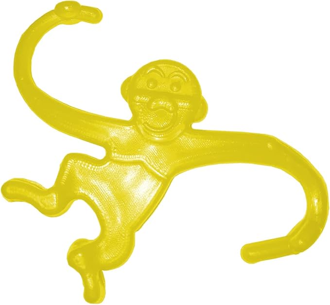 Mareta Bucket of Monkeys Classic Game, 100-pc Counting Games for Kids Ages 3+, Color Sorting, Linking, Motor Skills, Preschool Homeschool Learning Toys.