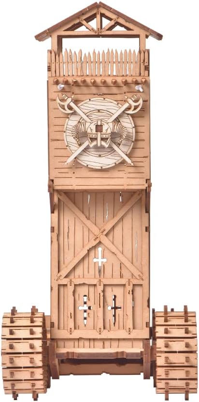 Juggernaut - Siege Tower - 3D Wooden Puzzle - DIY Mechanical Model Building Kit for Adults - Educational Toy - Creative Gift - Construction Toy