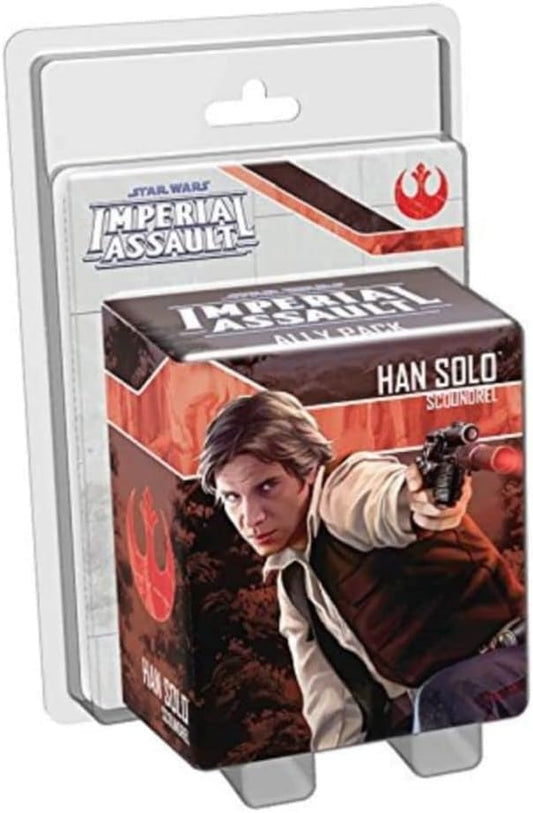 Star Wars Imperial Assault Board Game Han Solo Scoundrel ALLY PACK - Epic Sci-Fi Miniatures Strategy Game for Kids and Adults, Ages 14+, 1-5 Players, 1-2 Hour Playtime, Made by Fantasy Flight Games