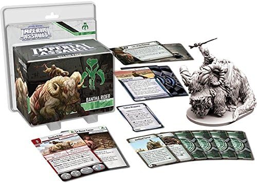 Fantasy Flight Games Star Wars Imperial Assault Board Game Bantha Rider VILLAIN PACK - Epic Sci-Fi Miniatures Strategy Game for Kids and Adults, Ages 14+, 1-5 Players, 1-2 Hour Playtime