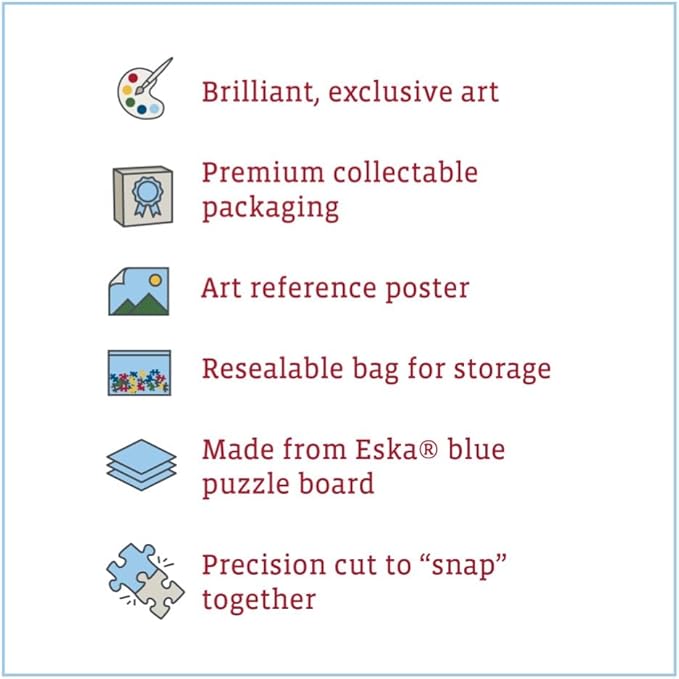 Boardwalk Puzzles London, 1000 Piece Jigsaw Puzzle for Adults, Made in USA