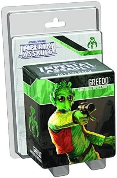 Fantasy Flight Games Star Wars Imperial Assault Board Game Greedo VILLAIN PACK - Epic Sci-Fi Miniatures Strategy Game for Kids and Adults, Ages 14+, 1-5 Players, 1-2 Hour Playtime,