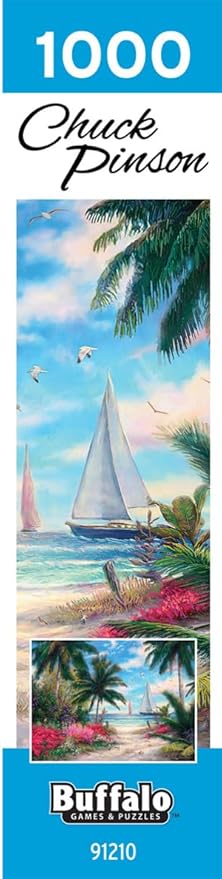 Buffalo Games - Chuck Pinson - Sea Breeze Trail - 1000 Piece Jigsaw Puzzle for Adults - Challenging Puzzle Perfect for Game Nights - Finished Size is 26.75 x 19.75
