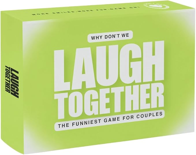 Why Don't We Why Don’t We Laugh Together? - Couples Games with 200 Cards: Talents, Games, Trivia | Win Fun Prizes for 2 Players | Date Night Activities | Thought-Provoking & Engaging Couple Card Game