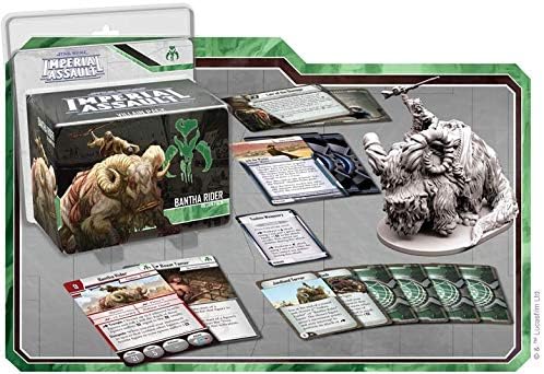 Fantasy Flight Games Star Wars Imperial Assault Board Game Bantha Rider VILLAIN PACK - Epic Sci-Fi Miniatures Strategy Game for Kids and Adults, Ages 14+, 1-5 Players, 1-2 Hour Playtime