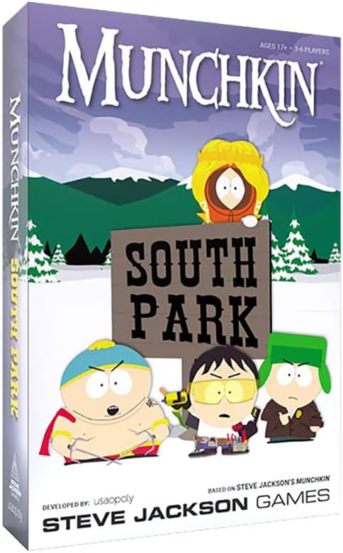 USAOPOLY Munchkin South Park | Card Game Featuring South Park Characters | Based on The Steve Jackson Munchkin Games | Officially-Licensed Comedy Central & South Park Board Game & Merchandise.