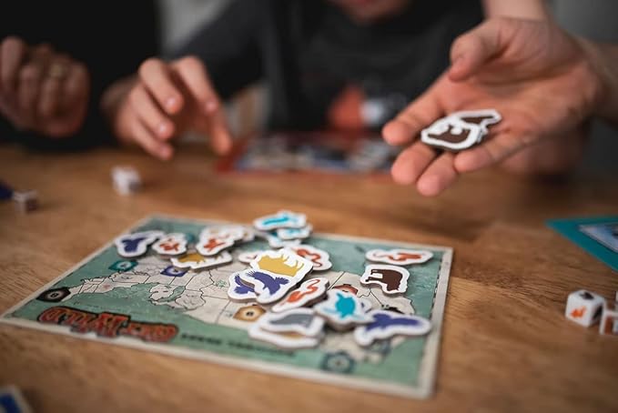 USAOPOLY National Parks Get Wild | Quick-Rolling Dice Game Featuring Iconic National Park Locations | Great Kids Game & Family Board Game