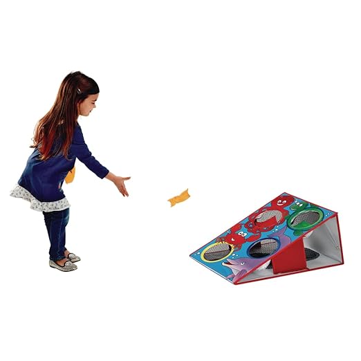 Excellerations One, Two, Three Beanbag Toss Game for Learning and Games! 27.5 inches in Length Preschool Educational Kids Toy
