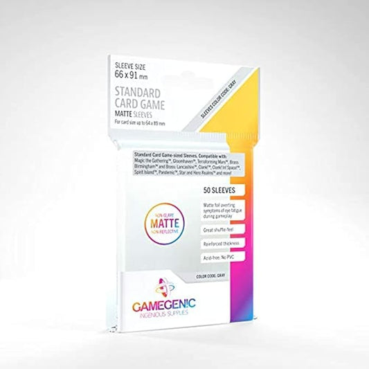 5 Packs Gamegenic Matte Board Game Sleeves 50ct Standard Card Game Size Card Sleeves Value Bundle!