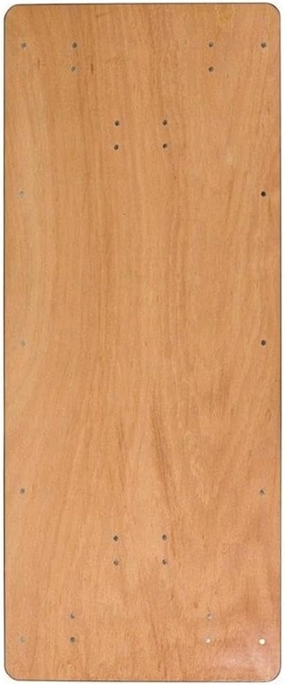 Flash Furniture Gael 8-Foot Rectangular Wood Folding Banquet Table with Clear Coated Finished Top