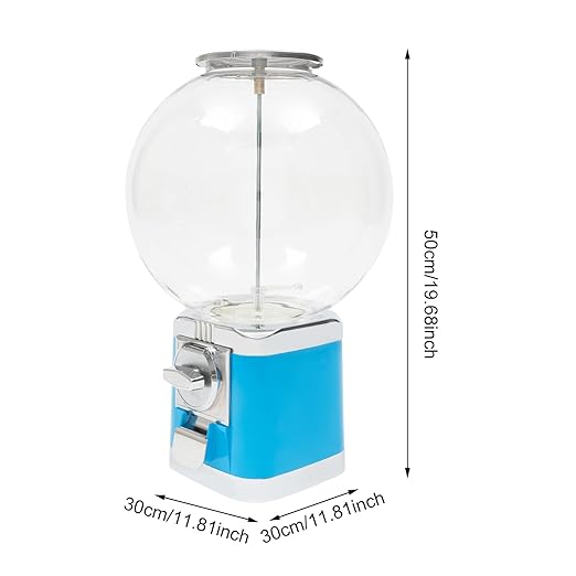 Vending Machine, 1.26 in Ball Bulk Vending Machine Classic Bubble Capsule Toys Dispenser, Commercial Candy Gumball Machine for Game Stores and Retail Stores