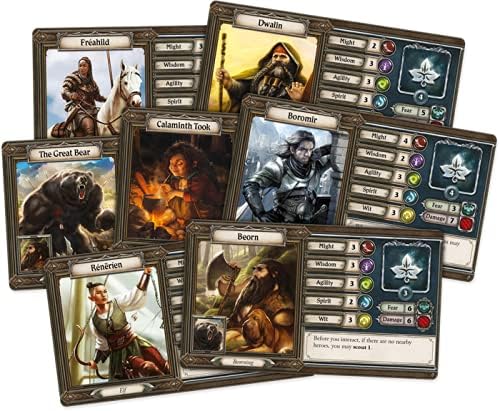 The Lord of the Rings Journeys in Middle-earth Spreading War Board Game EXPANSION - Adventure Board Game for Kids and Adults, Ages 14+, 1-5 Players, 60+ Minute Playtime, Made by Fantasy Flight Games