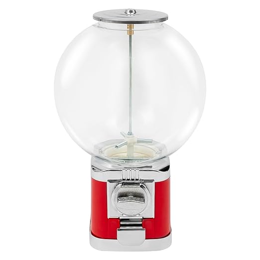 Vending Machine, 1.26 in Ball Bulk Vending Machine Classic Bubble Capsule Toys Dispenser, Commercial Candy Gumball Machine for Game Stores and Retail Stores