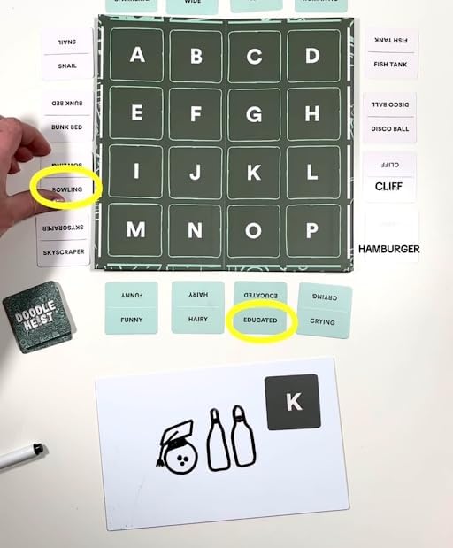 The Quick Drawing and Deduction Family Party Game for Kids, Tweens, Teens, College Students, Adults & Families - Perfect for Fun Parties and Board Games Night with Your Group