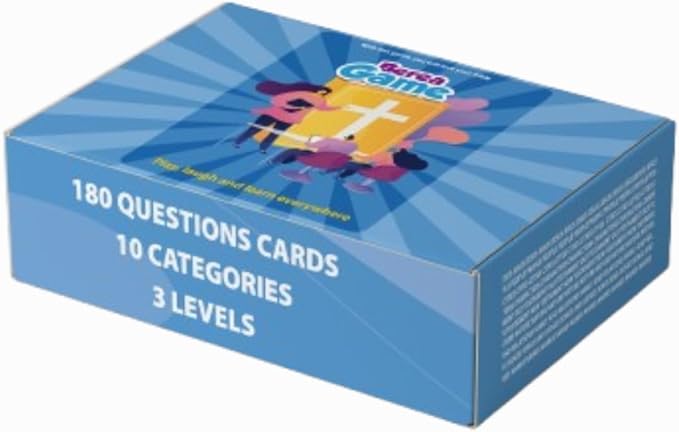 Fun Bible Trivia Challenge Came for Families, Fellowships and Bible Study - a Great Christian Gift to Master Bible