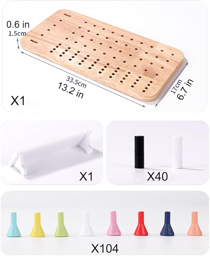 Code The Breaker Board Game - Wooden Kids Code Decipher Toy, Codemaker vs Codedecipher Guess Color Name Board Game for 7+ Ages Children, 2 Player Battle of Wits - Family Games