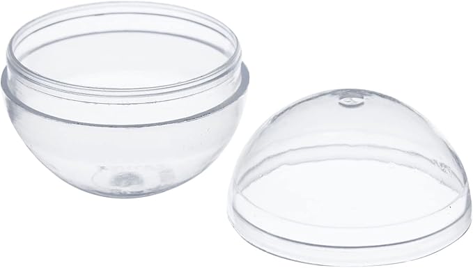 Juvale 200 Pack Gumball Vending Machine Capsules, 1.1 Inch Plastic Containers for Toys, Prizes, Themed Party Favors