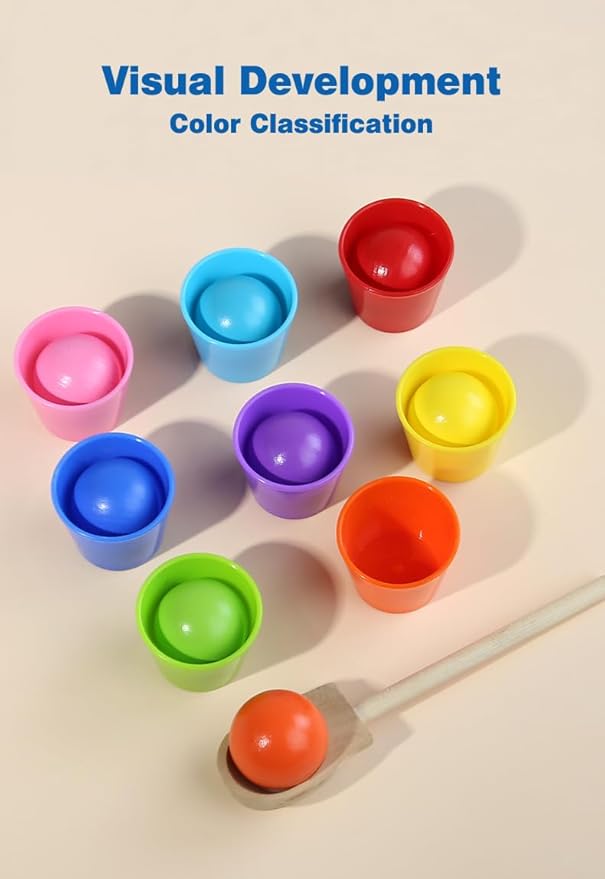 Wooden Feeding Toy for Toddlers - Pretend Food Game for Preschoolers, Play Food Set for Kids, Learning Resources Food Group Activities