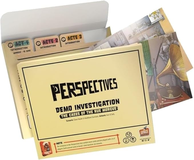 Space Cowboys Perspectives (Orange Box) - Mystery Game, Cooperative Storytelling Game for Kids and Adults, Ages 12+, 2-6 Players, 90 Minute Playtime, Made