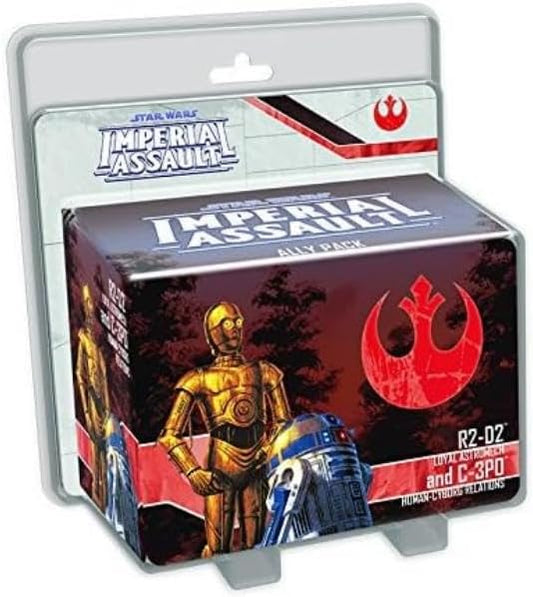 Star Wars Imperial Assault Board Game R2-D2 and C-3PO ALLY PACK - Epic Sci-Fi Miniatures Strategy Game for Kids and Adults, Ages 14+, 1-5 Players, 1-2 Hour Playtime, Made by Fantasy Flight Games