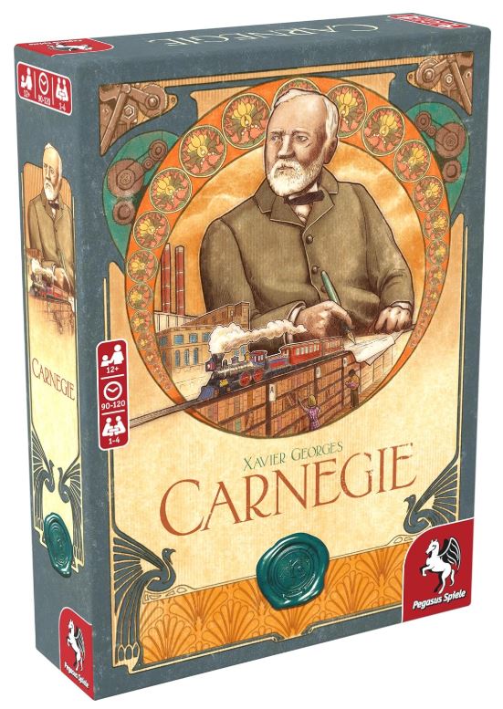 Pegasus Spiele Carnegie Board Game USA Edition