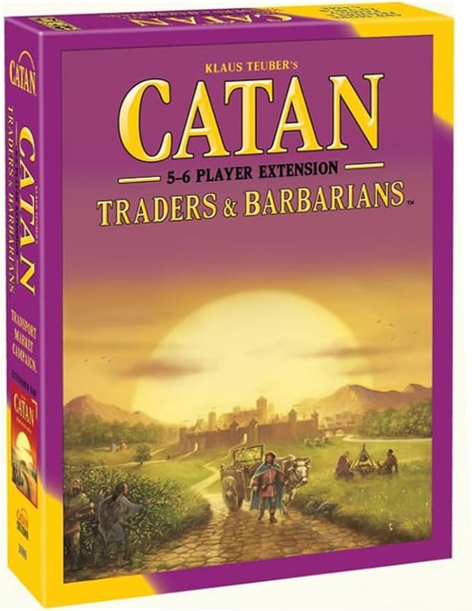 CATAN Traders & Barbarians Board Game 5-6 Player EXTENSION - Expand Your Epic CATAN Adventure! Strategy Game for Kids and Adults, Ages 12+, 3-6 Players, 90-120 Minute Playtime, Made by CATAN Studio