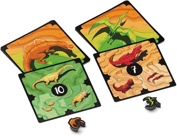 Chomp Board Game - Tile Laying Game - 1 Minute to Teach - 1 to 4 Players - 20 Minute Play Time (Chomp: Flyers & Scavengers)
