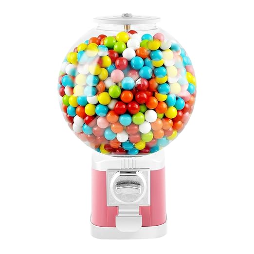 Vending Machine, 1.26 in Ball Bulk Vending Machine Classic Bubble Capsule Toys Dispenser, Commercial Candy Gumball Machine for Game Stores and Retail Stores