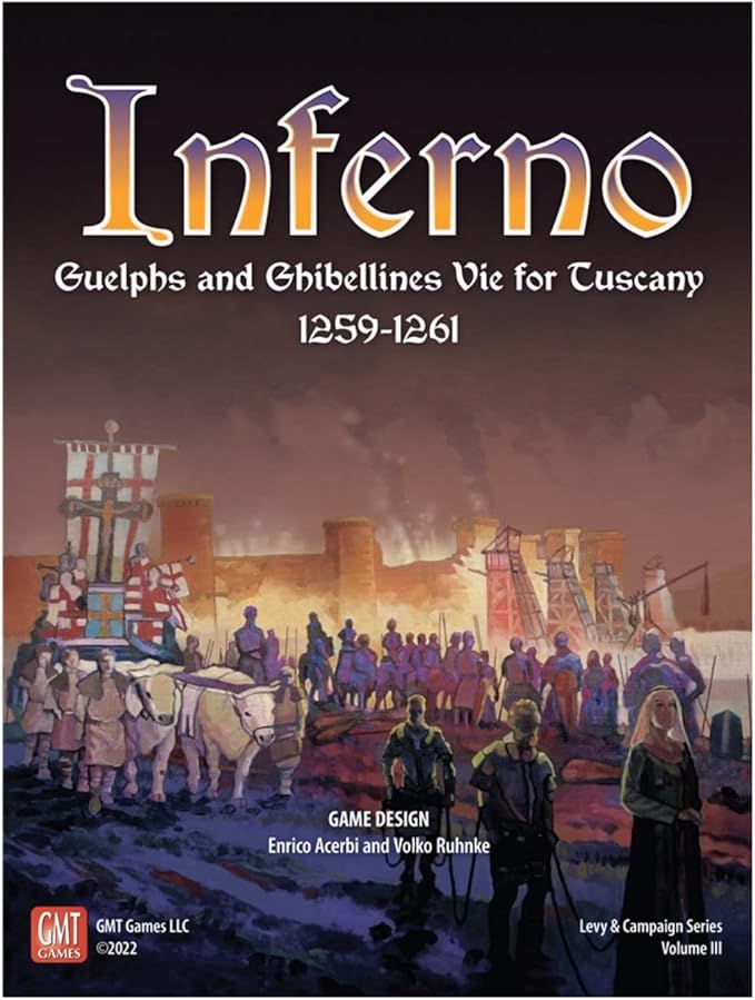 GMT Games Inferno: Guelphs and Ghibellines Vie for Tuscany 1259-1261 GMT 2212
