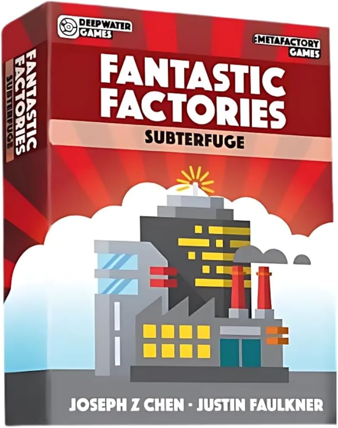 Fantastic Factories The Board Game Deluxe Edition: Core Game, Manufactions, and Subterfuge Expansions (3 Items)