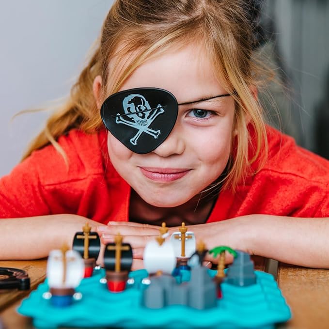 SmartGames Pirates Crossfire Board Game with 80 Challenges and 4 Playing Modes for Ages 7 - Adult