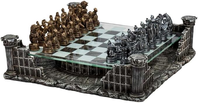 CHH Roman Gladiators 3D Chess Set Games